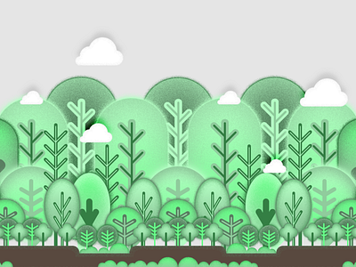 Illustration-Forest design illustration