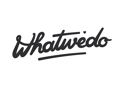 whatwedo: custom script lettering logotype coding custom lettering logodesign logotype script startup typography whatwedo