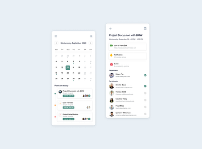 Calendar app bmw calendar concept design meeting mobile product ui