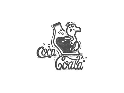 Coca Coala | Sketching by @anhdodes animation app brand branding design flat icon illustration inspiration lettermark logo logo design minimal simple typography ui ux vector web website
