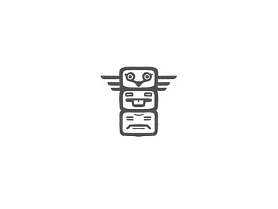 Little Totem by @anhdodes branding design illustration inspiration lettermark logo logo design minimal totem totems typography