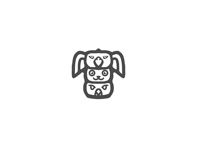 Eagle Bear Owl Totem Logo Mark Design