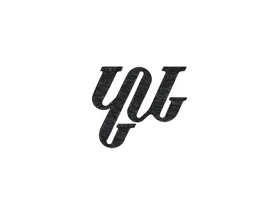 Y G U monogram logo mark design (sketching)