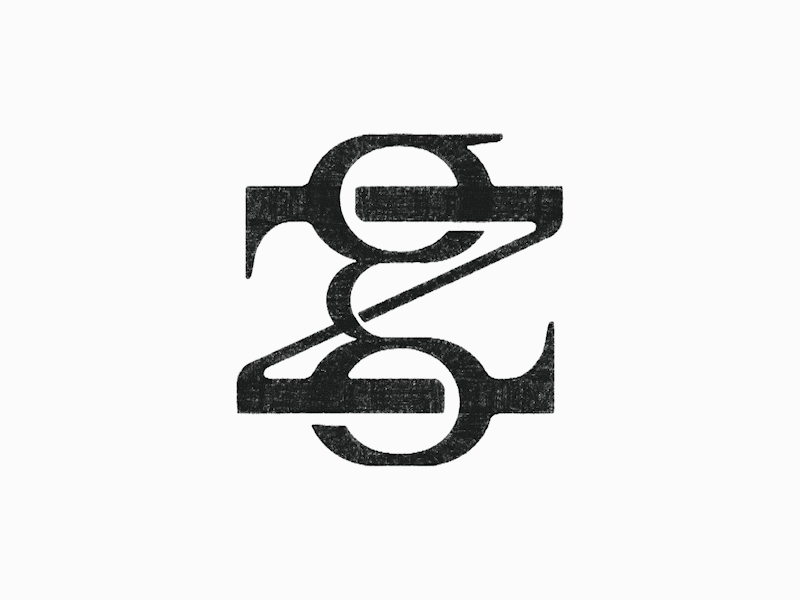 Z g monogram logomark design (process video)
