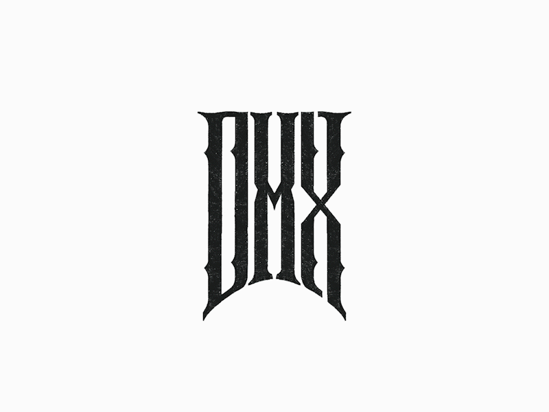 RIP DMX 3d animation branding design dmx graphic design illustration logo logo design logo designer logodesign minimalist logo minimalist logo design motion graphics ui