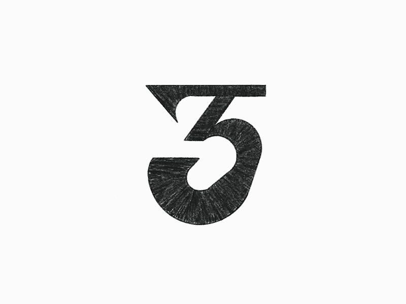 3 or 5 3d animation branding design graphic design illustration logo logo design logo designer logodesign minimalist logo minimalist logo design motion graphics ui