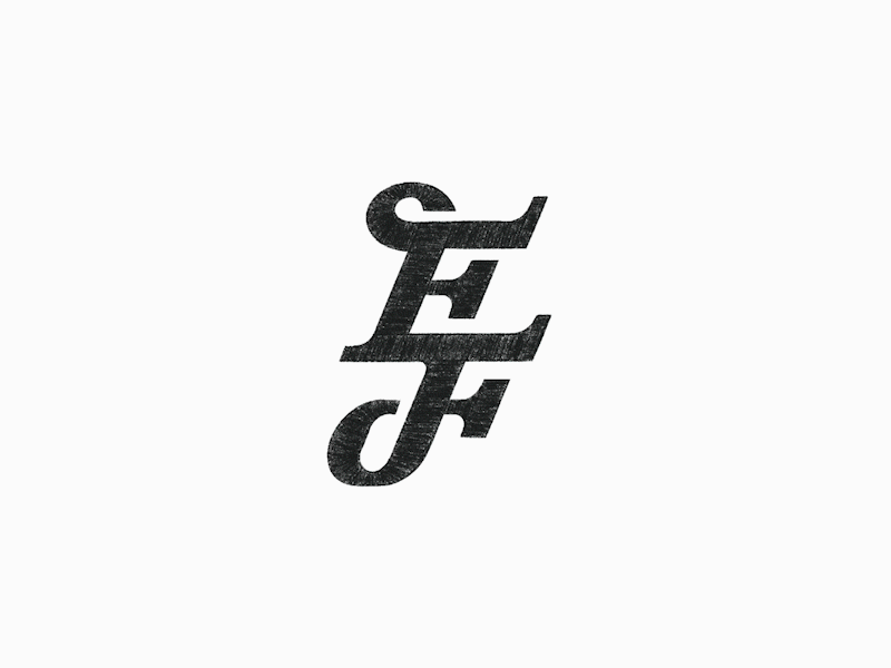 E F monogram 3d animation branding design graphic design illustration logo logo design logo designer logodesign minimalist logo minimalist logo design motion graphics ui