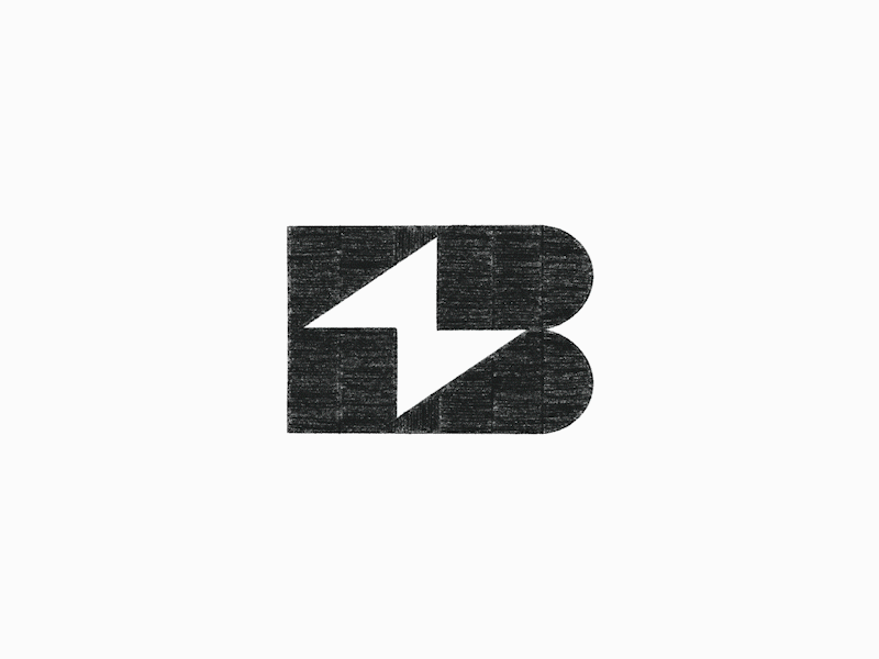 Letter B and ? Monogram logomark sketching by Anhdode