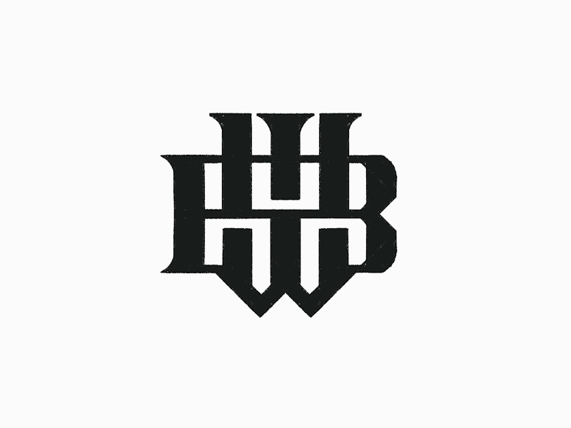 W B monogram logomark - Credit: @anhdodes