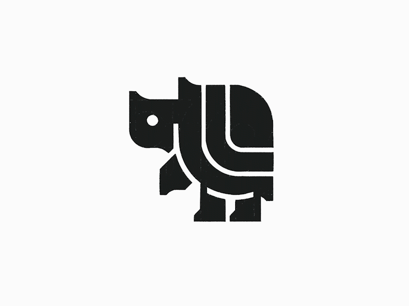 Primal turtle logomark - credit: @anhdodes 3d animal logo animation branding design fossil logo graphic design illustration logo logo design logo designer logodesign minimalist logo minimalist logo design motion graphics primal logo sea logo turtle logo ui