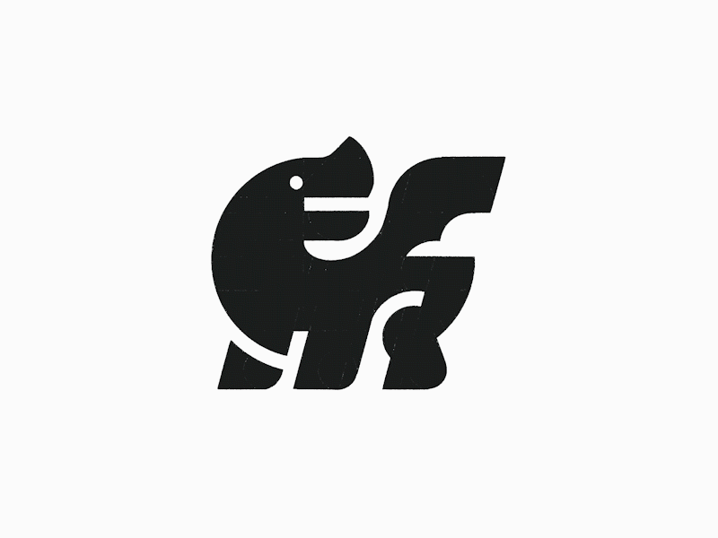 Dragon logomark design - credit: @anhdodes