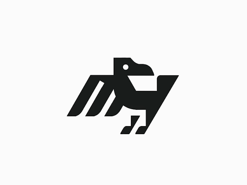 Crow / Raven logo by @anhdodes 3d animal logo design animation bird logo design branding crow logo design design graphic design illustration logo logo design logo designer logodesign minimalist logo minimalist logo design motion graphics raven logo design ui