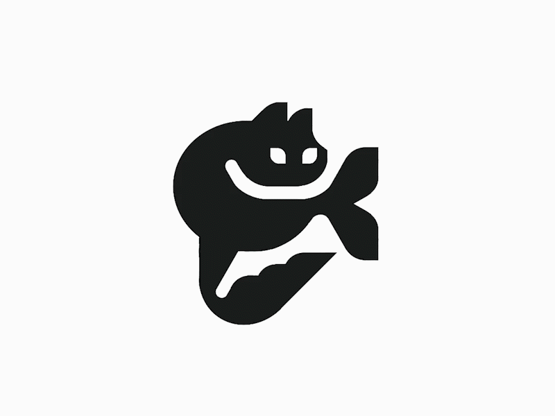 Cat fish or catfish? logo by @anhdodes 3d animal logo design animation branding cat logo design catfish logo desing design fish logo design graphic design illustration logo logo design logo designer logodesign minimalist logo minimalist logo design motion graphics pet logo design ui