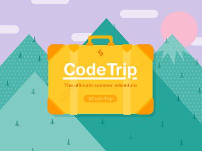 CodeTrip - Mountain Range illustration