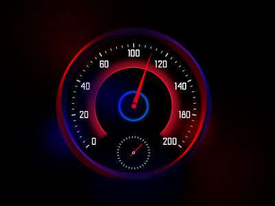 Speedometer car design illustration illustrator neon photoshop racing speed speedometer vector vector art