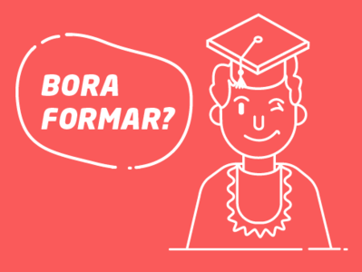 Bora Formar? form graduation illustration vector