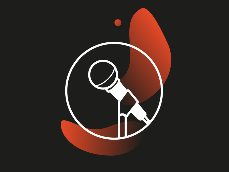 Speaker illustration illustrator microphone music sing speaker vector