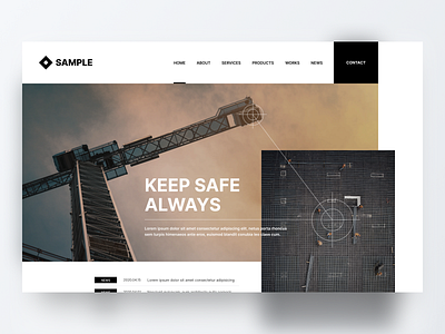 Crane Camera Maker Website Concept design minimal web design website
