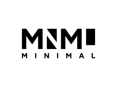 MNML logo minimal