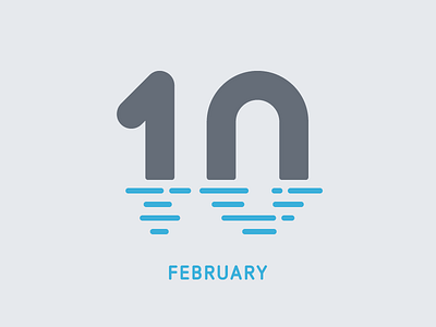 February 10 10 datetypography feb february number typography