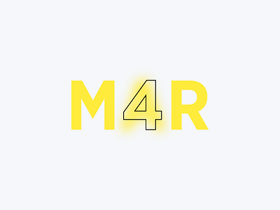 March 4 4 datetypography four mar march number typography