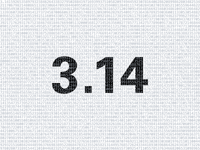 March 14 3.14 datetypography mar march number pi typography