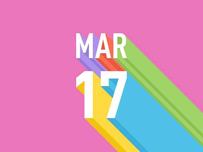 March 17 17 datetypography mar march number seventeen typography