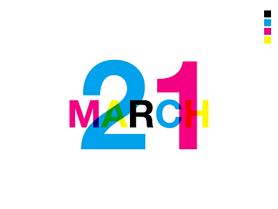 March 21 21 datetypography mar march number twenty one typography