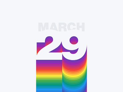 March 29 29 datetypography mar march number twenty nine typography