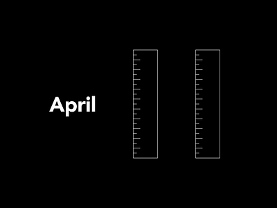 April 11 11 apr april date datetypography eleven number typography