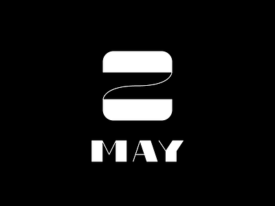 May 2 2 date datetypography may minimal number second two typography