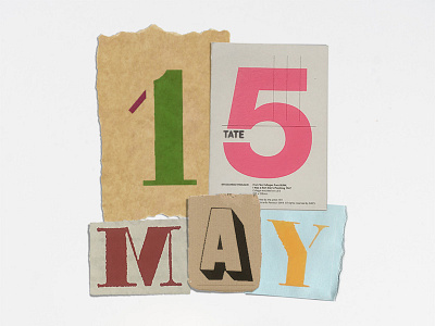 May 15 15 15th date datetypography fifteen fifteenth may number typography