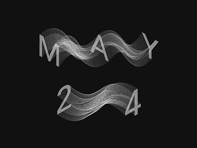 May 24 24 24th blend datetypography may number twentyfour twentyfourth typography