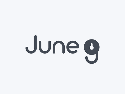 June 9 9 9th date datetypography jun june lock minimal nine ninth number typography