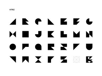 KTRZ design font font design logo minimal typography