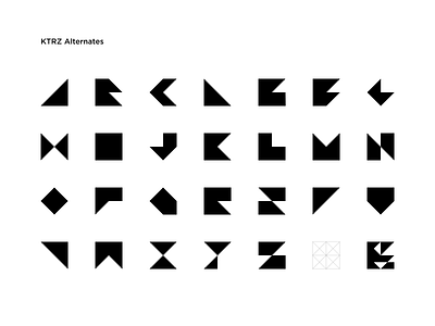 KTRZ Alternates design font font design logo minimal typography