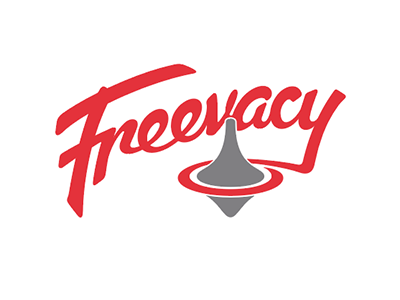 Freevacy logo hand drawn font illustration logo