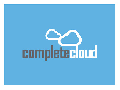 Complete Cloud Logo branding illustration logo design