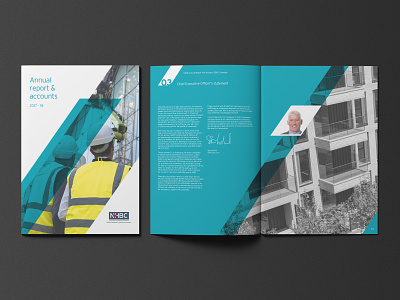 NHBC Annual Report 2018 annual report brochure design brochure layout corporate brochure graphic design layout design