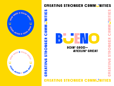 Bueno Branding animation badges brand design branding bueno business card colorful gif giphy lock up logo logotype mockup motion graphics shapes stickers typography vector vector art wordmark