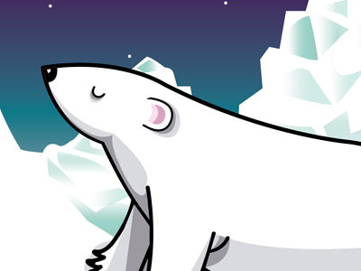 Polar bear detail 1