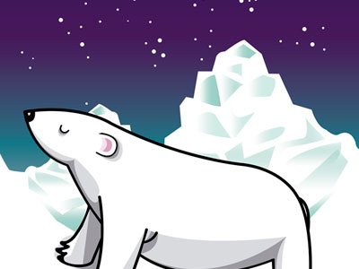 Polar bear detail 2