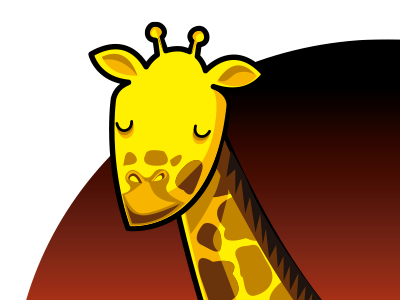 Giraffe detail 2 africa animal cute detail giraffe illustration jirafa kids
