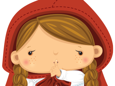 Little Red Riding Hood Character character child fairy hood illustration little red riding tale wolf