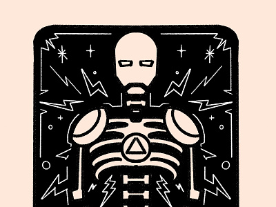 Iron Dead animation avenger avengers dead death design digital drawing ethan fowler illustration iron man motion graphics pencil procreate skeleton