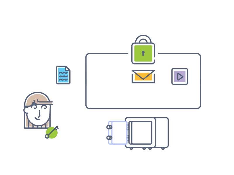 Tech Animation 7- 2 Key Encryption V1 by Fowler Creative™ on Dribbble