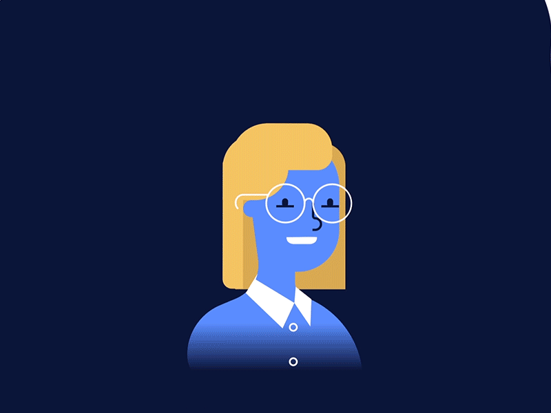 ORU Comp- Reach animation benefits branding character design color palette control crown design ethan fowler girl glasses illustration messages motion graphics opportunity phone professional rewards typography vector