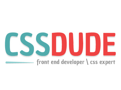 CSS Dude Logo css dude logo logo design