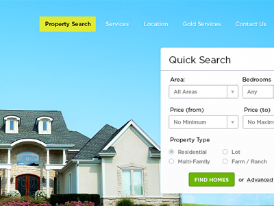 Realty design ui ui design ux web web design