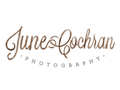 June Cochran Photography - watercolor version logo photography watercolor